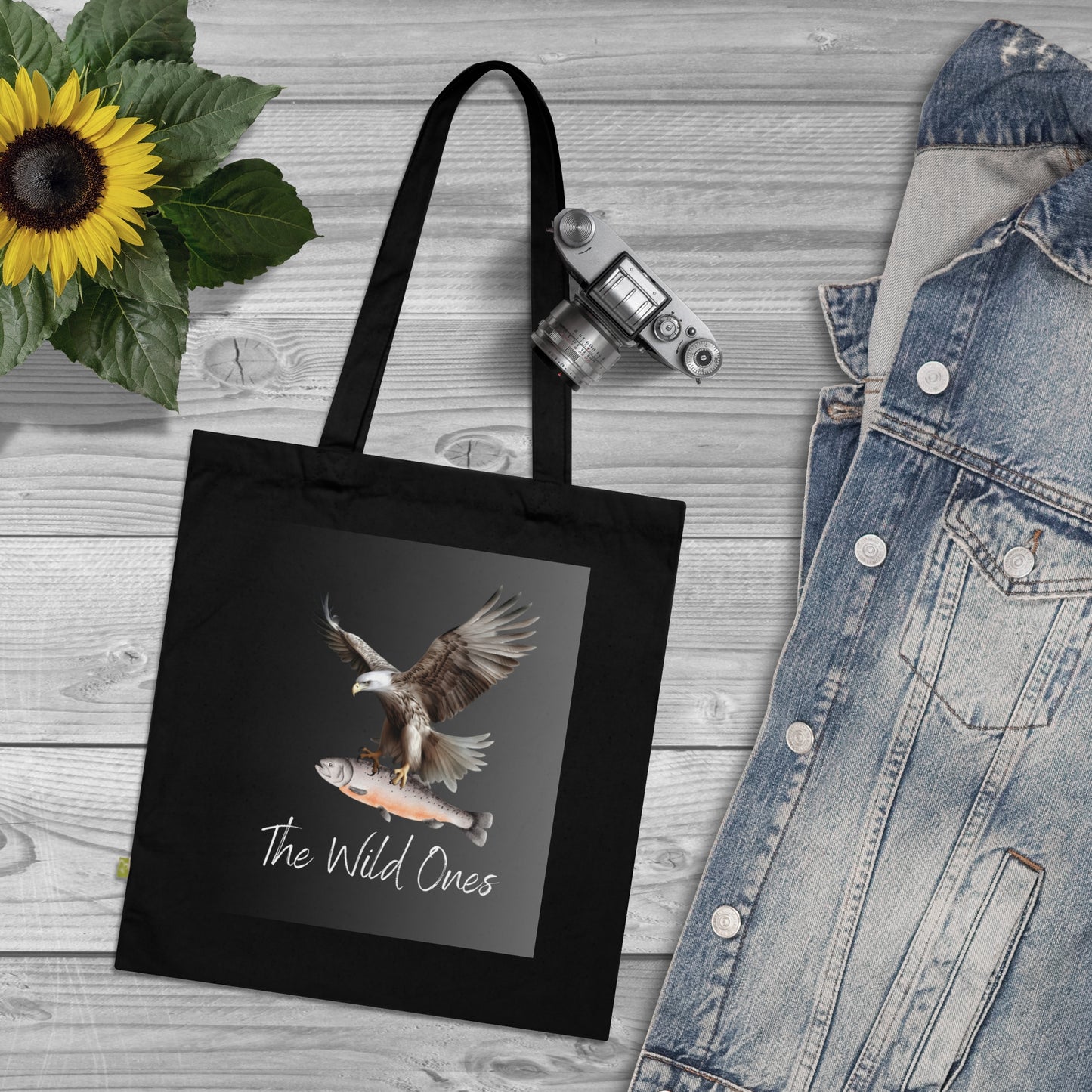 Wild Ones Organic Cotton Tote Bag - Eco-Friendly Wildlife Design