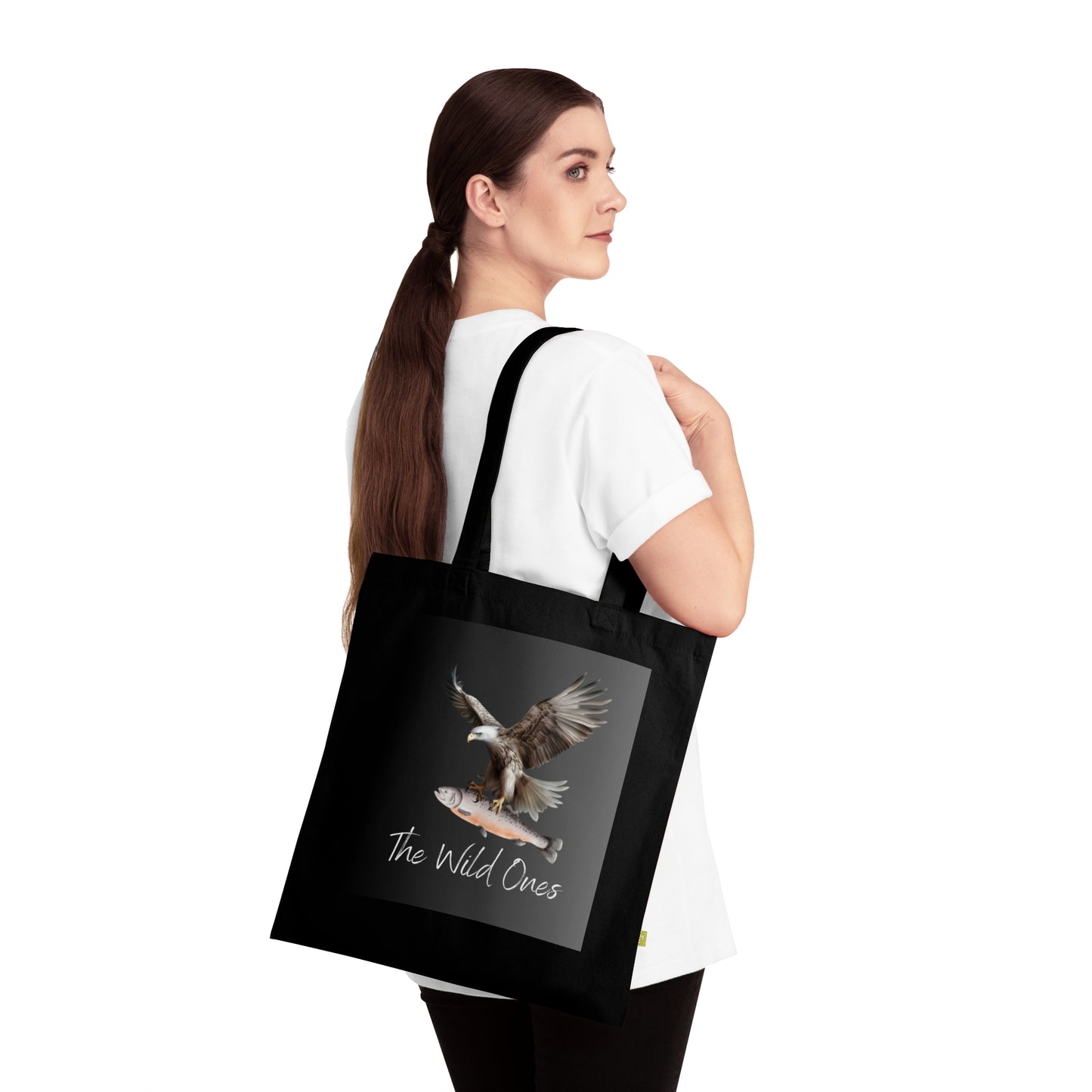 Wild Ones Organic Cotton Tote Bag - Eco-Friendly Wildlife Design